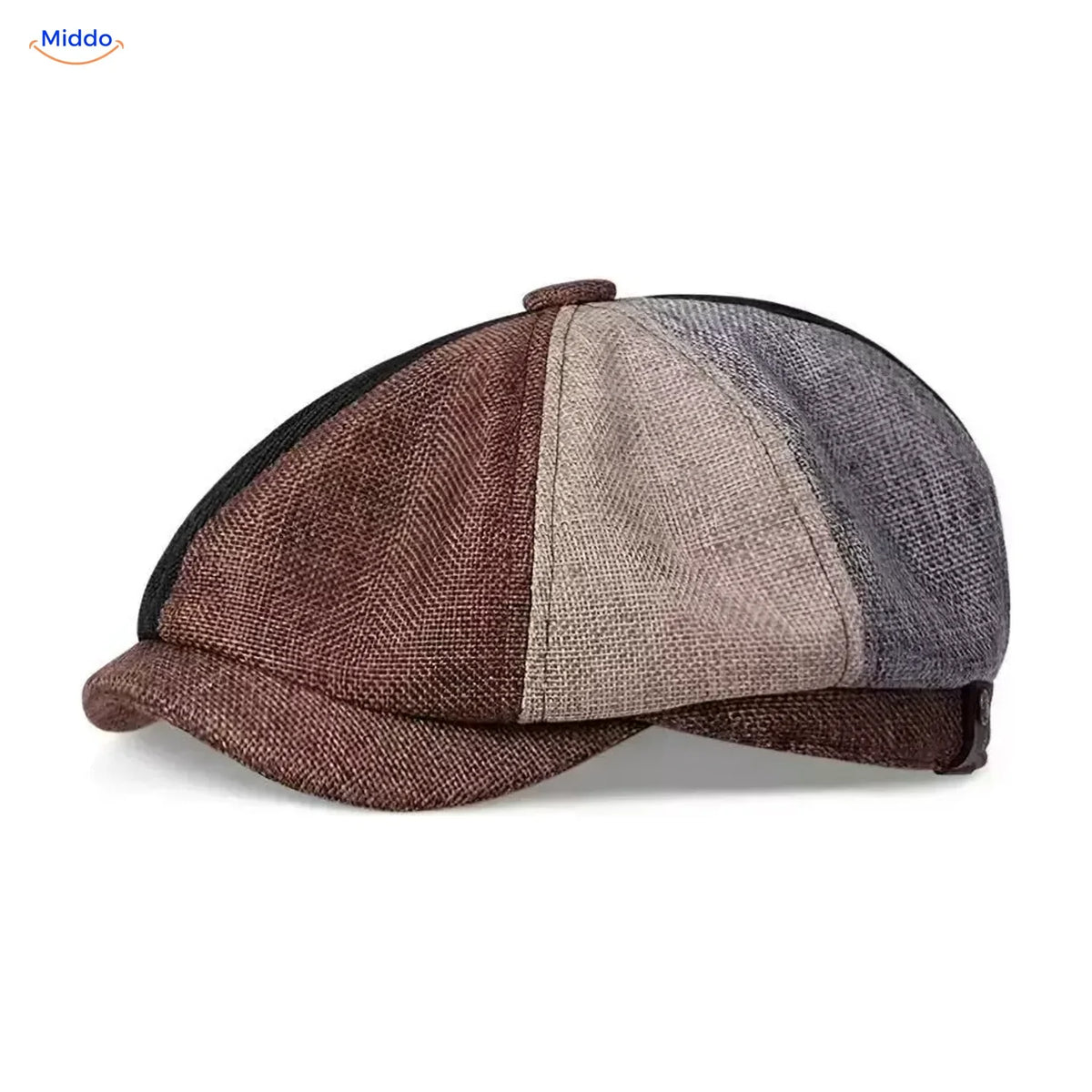 Klassieke achtpanelen flatcap retro stijl jaren '20 heren dames vintage katoenen pet modeaccessoire gatsby | Sulvida