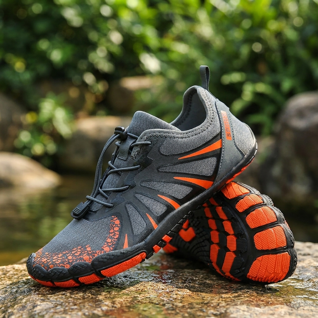Waterschoenen met Vijfvingerontwerp Snel Drogend Air Mesh en Rubberen Zool voor Strand Zwemmen Watersport | Sulvida