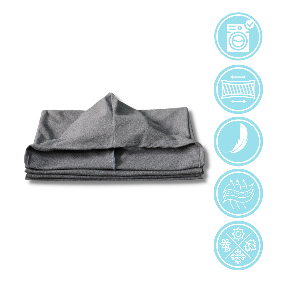 Draagbare Deken met Capuchon Grijs 170-185 cm Volwassenen Kinderen Zachte Fleece Huisdeken Oversized Warmte | Sulvida