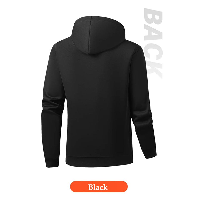 Verwarmde Hoodie met 17 Warmtezones 3 Temperatuurstanden Elektrisch Verwarmd Vest voor Outdoor Winter | Sulvida