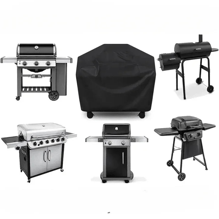 Waterdichte BBQ Hoes - Duurzame Oxford Beschermhoes Barbecue Outdoor - Weerbestendig Stofvrij UV-Beschermd | Sulvida