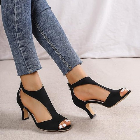 Orthopedische Dames Hakken met Comfort Binnenzool – Elegante Hoge Hakken met Voetondersteuning en Stijlvol Design voor Dagelijks Gebruik | Sulvida
