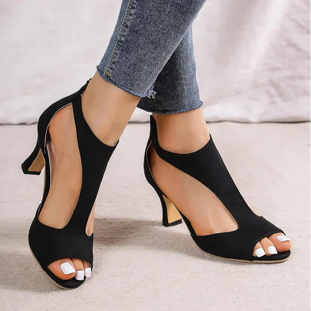 Orthopedische Dames Hakken met Comfort Binnenzool – Elegante Hoge Hakken met Voetondersteuning en Stijlvol Design voor Dagelijks Gebruik | Sulvida