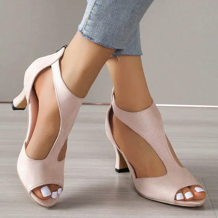 Orthopedische Dames Hakken met Comfort Binnenzool – Elegante Hoge Hakken met Voetondersteuning en Stijlvol Design voor Dagelijks Gebruik | Sulvida