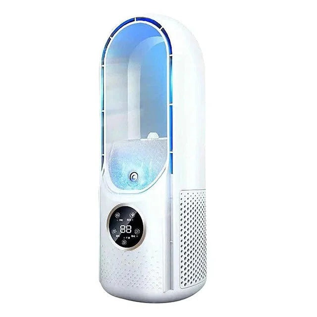 Draagbare Luchtkoeler zonder Bladen – Stille Koeling Ventilator Airconditioner Tafelmodel | Sulvida