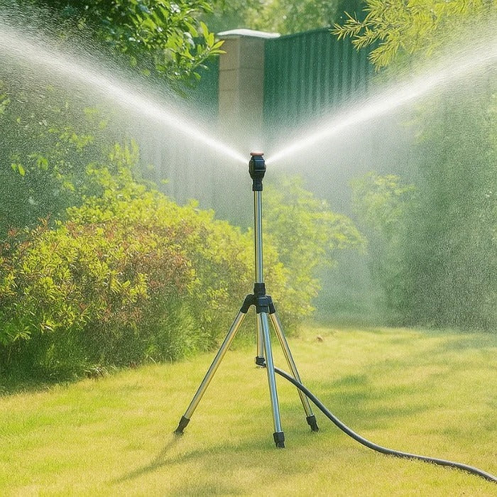 Verstelbare Draaisproeier op Statief voor Tuin en Gazon 360° Rotatie Volledig Bereik Tuinsproeier Irrigatie | Sulvida