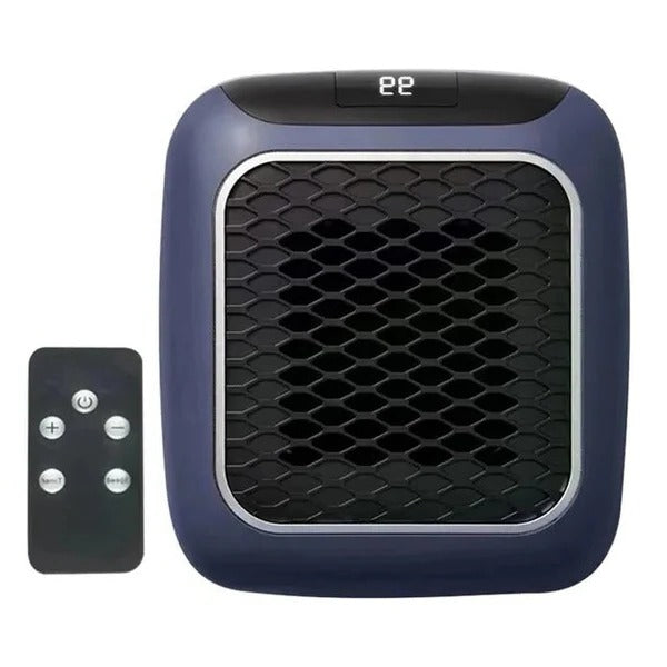 Compacte Elektrische Kachel 800W met LED-Display en Timer Grijs Groen Blauw Verwarming Slaapkamer Kantoor | Sulvida