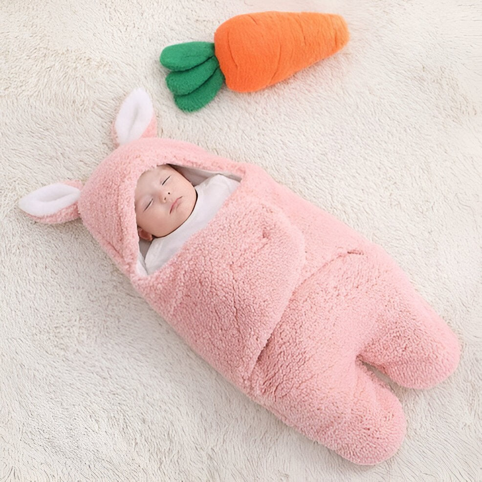 Zachte Babydeken Wikkeldeken voor Warmte en Comfort in Blauw Roze Wit Bruin Kraamshoppen Wiegje 70x90 cm | Sulvida