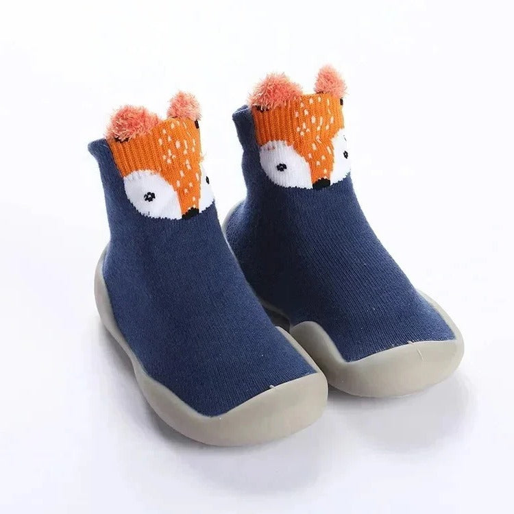 Kinderschoensokken met Zachte Antislip Zool – Comfortabele Binnensokken voor Baby's en Peuters 0-3 Jaar | Sulvida