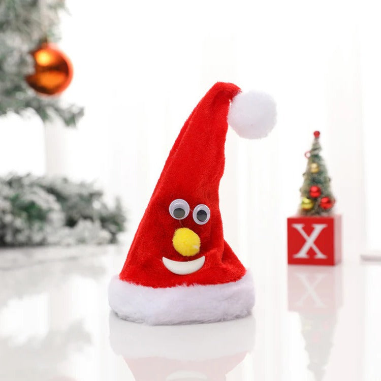 Klimmende Kerstman Decoratie met Ladder Lichtjes Geluid Batterij Kerst Animatie Bewegend Figuur Feestdagen | Sulvida