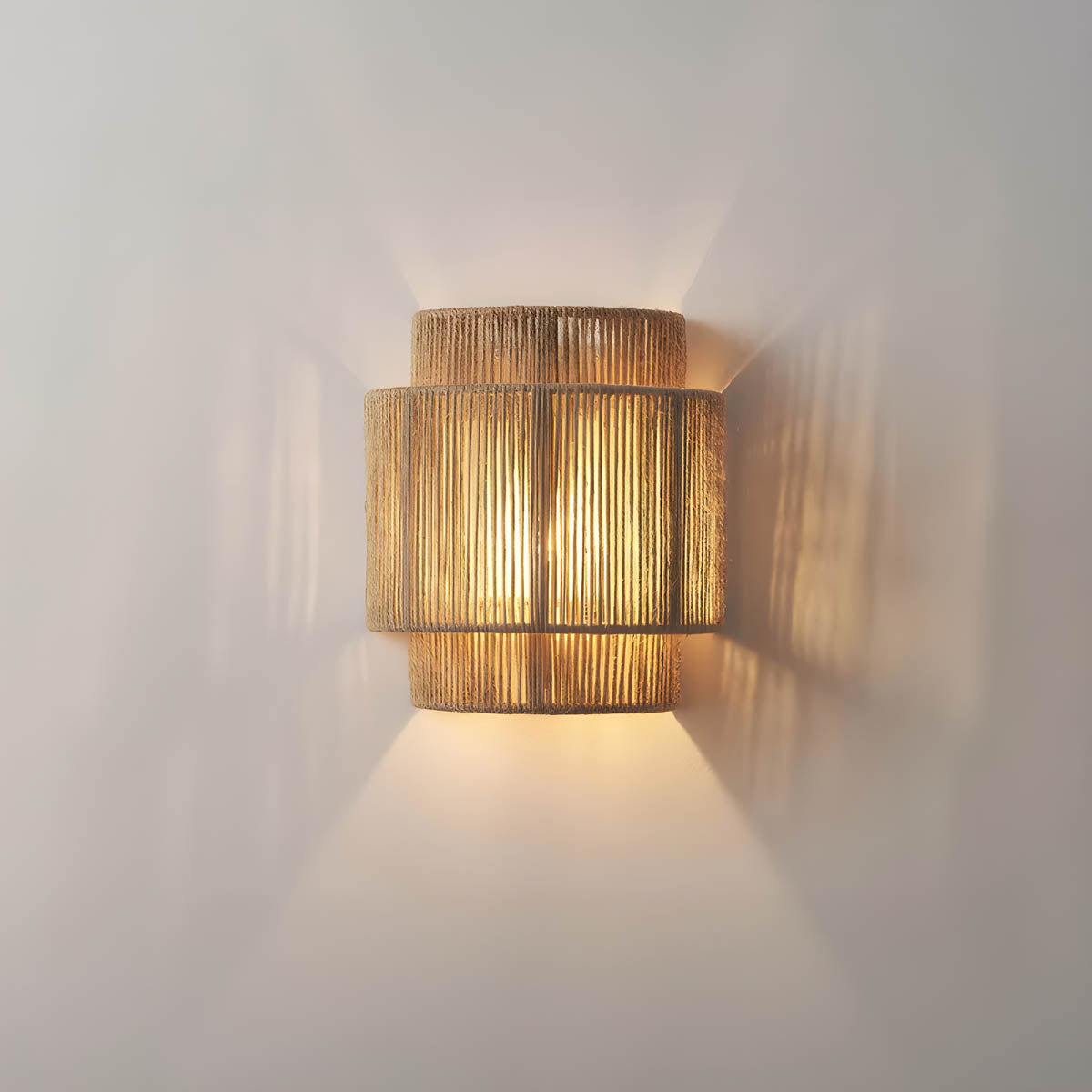 Wandlamp Gevlochten Touw Natuurlijk Wandverlichting Sfeerlicht Woonkamer Slaapkamer Gang Ambachtelijk | Sulvida
