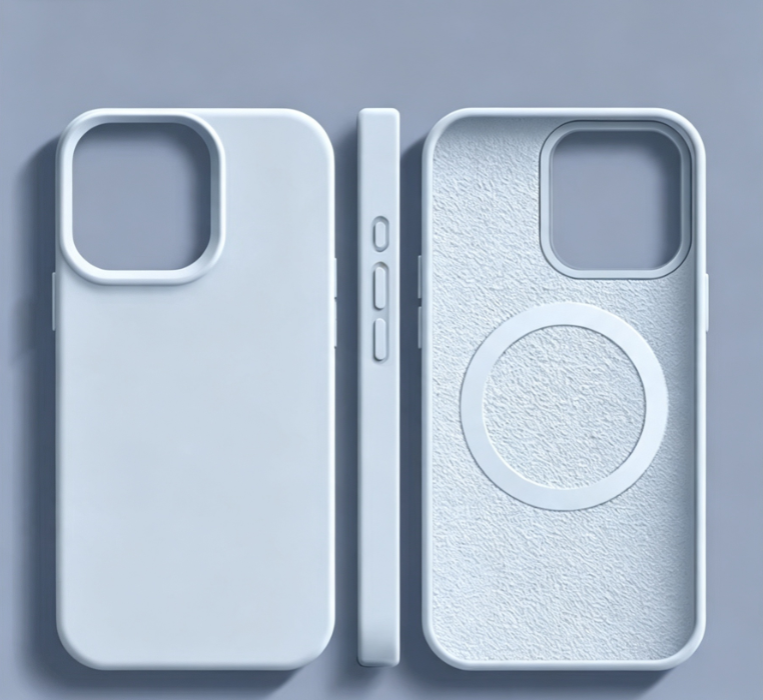 Siliconen Telefoonhoesje met Magnetische Draadloze Oplaadfunctie voor Stootbestendigheid en Bescherming | Sulvida