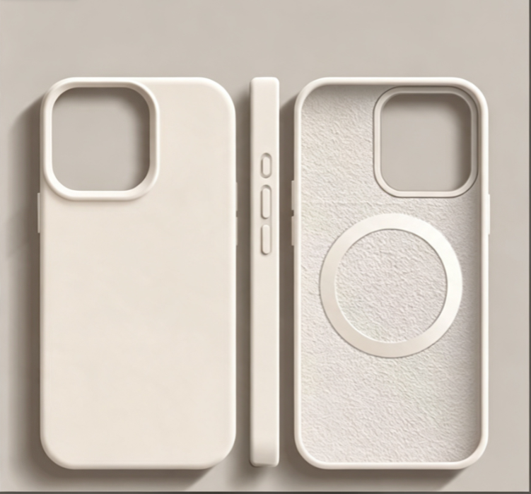 Siliconen Telefoonhoesje met Magnetische Draadloze Oplaadfunctie voor Stootbestendigheid en Bescherming | Sulvida