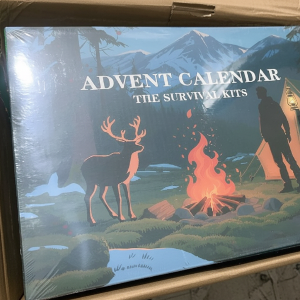 Outdoor Adventskalender met 24 Gereedschappen – Kampeer Wandel Survival Tools voor Avontuurlijke December | Sulvida