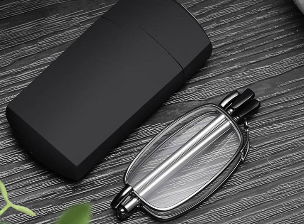 Opvouwbare Leesbril met Etui – Compacte Zakbril voor Heren & Dames – Sterkte +1.00 tot +3.00 – Handig & Stijlvol | Sulvida