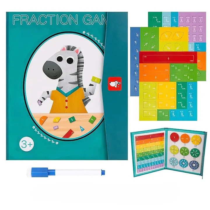 Educatieve Magnetische Breuken Puzzel voor Kinderen – Leerzaam Rekenmateriaal Wiskunde Hulpmiddel Schoolmateriaal | Sulvida
