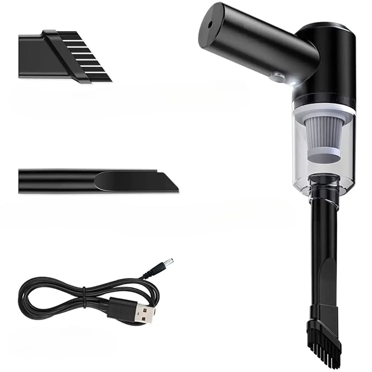 Compacte draadloze handstofzuiger 120W USB-oplaadbaar voor auto bureau toetsenbord thuiskantoor schoonmaak | Sulvida