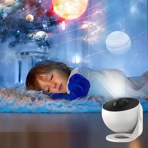Sterrenprojector Galaxy Projector met 13 Verwisselbare Discs – Verwisselbare Projectiebol voor Kamer Sfeerverlichting Slaapkamer Universum Planetarium Hemel | Sulvida