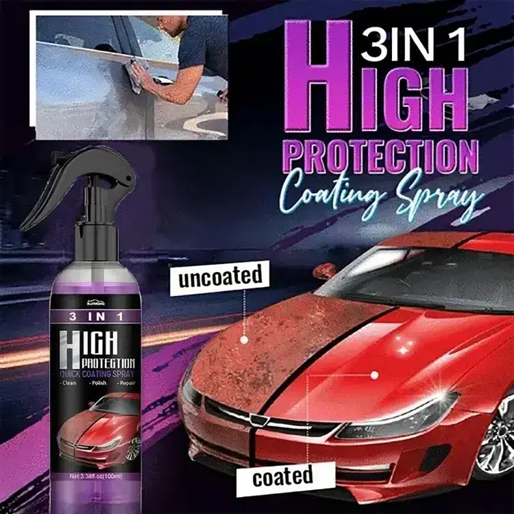 Auto Coating Spray 3-in-1 Bescherming UV-Bestendig Waterafstotend Krasbescherming Autolak Verzorging | Sulvida