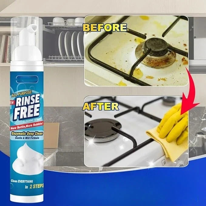 Universele Multisurface Schuimreiniger voor Keuken, Badkamer en Auto – Krachtige Ontvetter en Vlekverwijderaar voor Alle Oppervlakken | Sulvida
