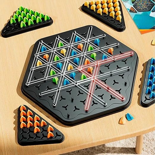 Rubber Band Puzzle Game – Strategisch Denkspel met Elastiekjes en Pinnen voor Kinderen en Volwassenen – Educatief Gezelschapsspel voor Logica en Probleemoplossend Denken | Sulvida