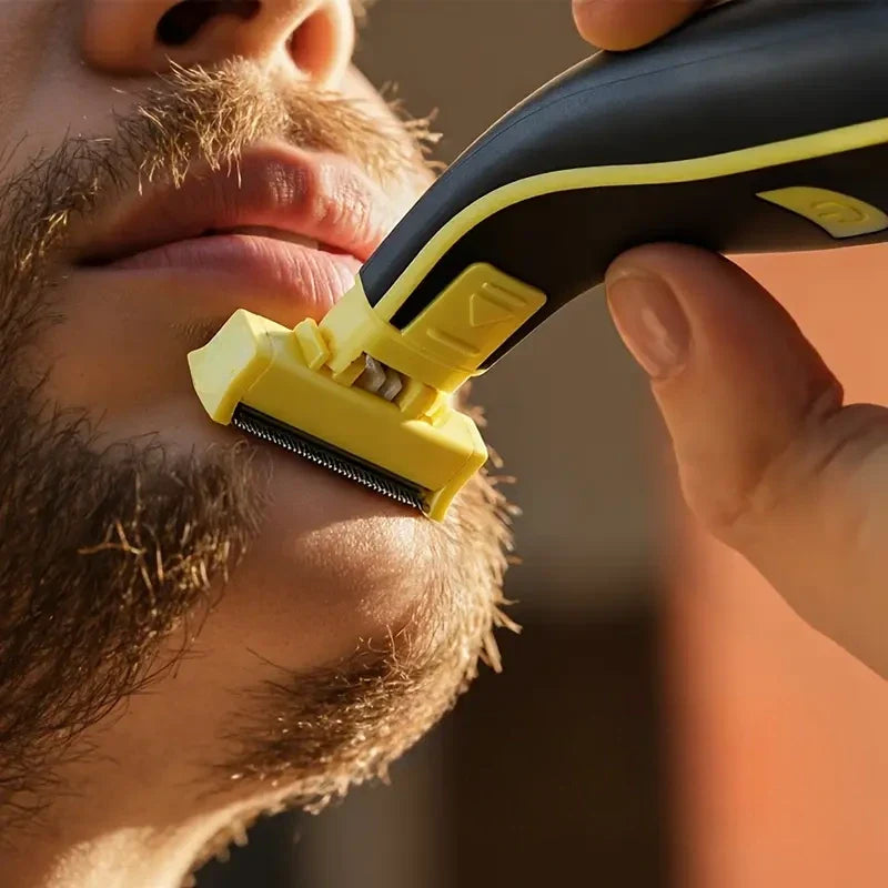 Draadloze Elektrische Scheerapparaat Compact Reis Oplaadbaar USB Glad Scheren Mannen Gezicht Baardtrimmer | Sulvida