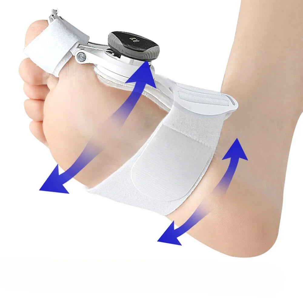 Orthopedische Teenbeugel Verstelbaar Hallux Valgus Correctie Nacht & Dag Draagbaar Pijnverlichting Comfortabel | Sulvida