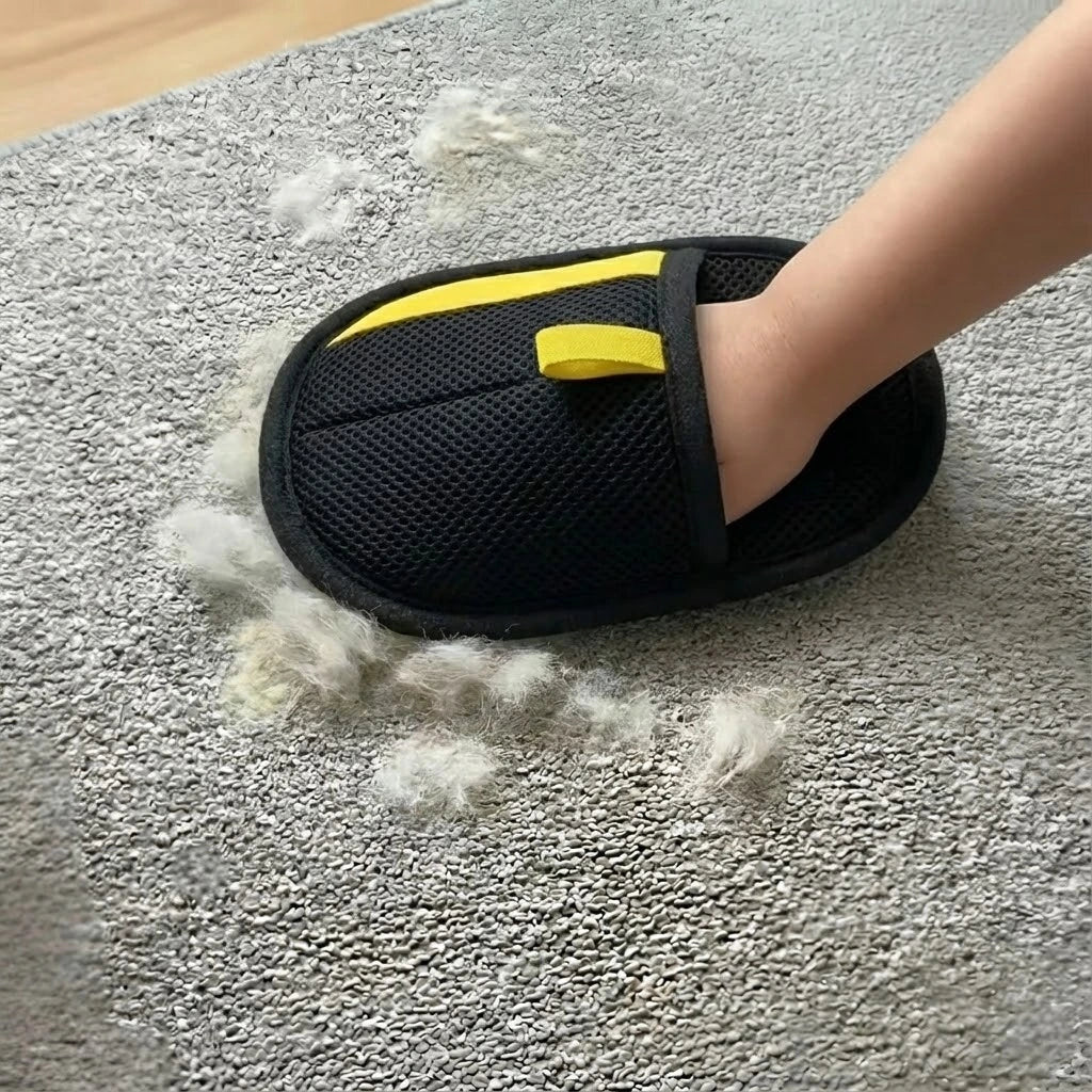 Huisdierenvachtverzorgingshandschoen voor effectieve haarverzameling bij honden en katten - dubbelzijdige verzorgingshandschoen met flexibel design | Sulvida