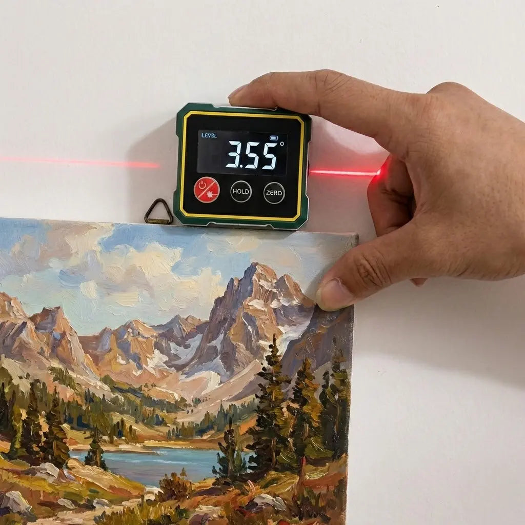 Digitale Laser Waterpas met Hoekmeter Groen of Rood Laserlicht voor Nauwkeurige Metingen en Afstelling | Sulvida