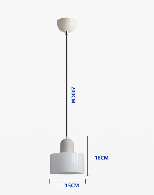 Glazen Hanglamp Tweekleurig Design Pendant Lamp voor Eetkamer Leeshoek Verstelbaar Stijlvol Lichtarmatuur | Sulvida