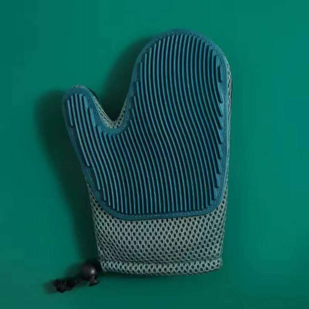 2-in-1-Pflegehandschuh für Katzen – Massage und Bürste in einem – Silikonnoppen – Haustierzubehör | Sulvida