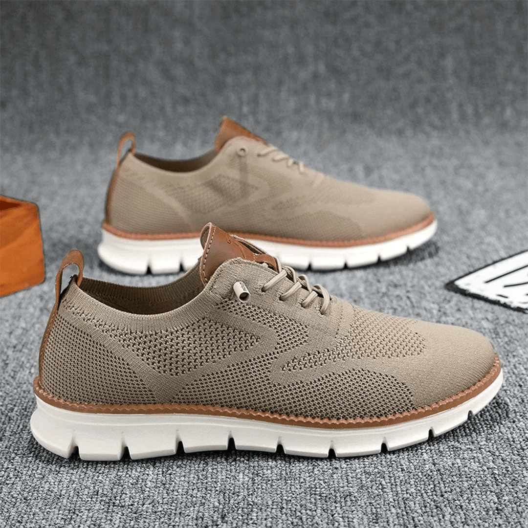 Leren herenschoenen veganistisch comfort ondersteunend ademend casual zakelijk dagelijks stijlvol duurzaam | Sulvida