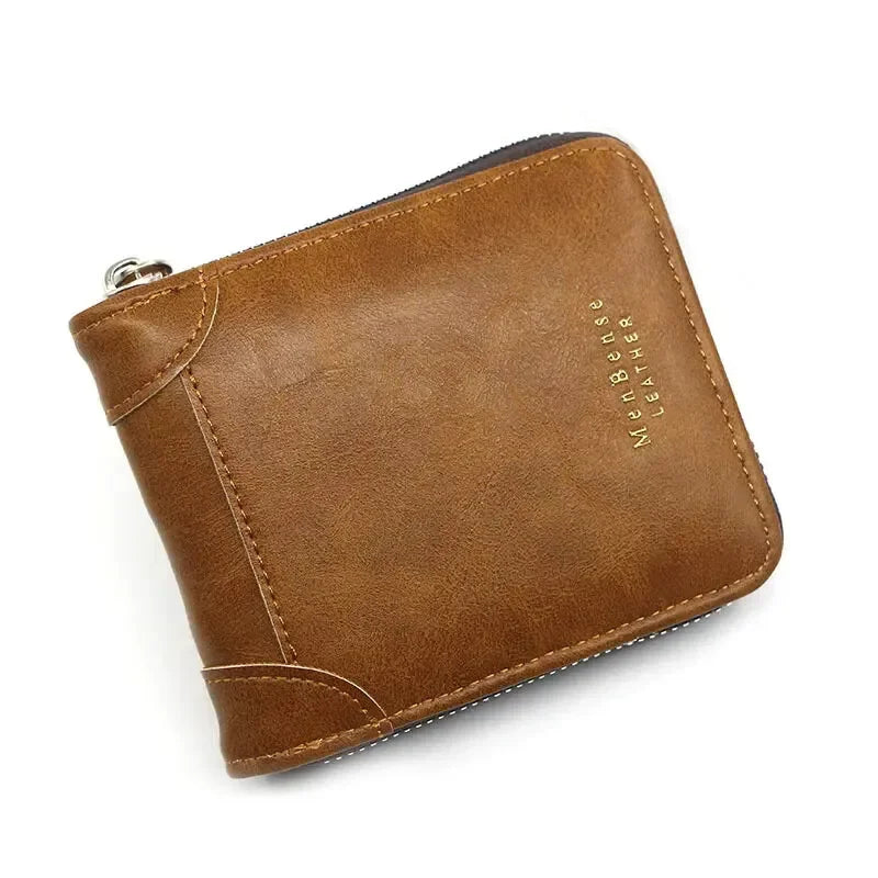 Compacte Leren Portemonnee voor Heren Lichtgewicht Kalfsleer Stijlvol Elegant Stoer Mannelijk Accessoire | Sulvida