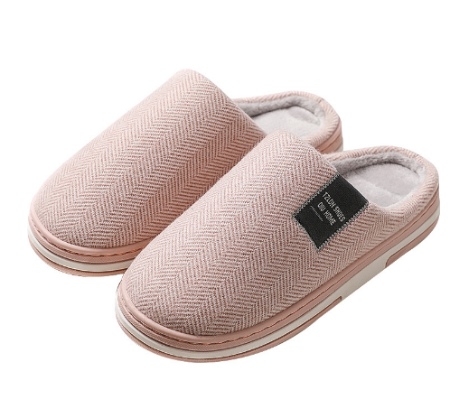 Heren Pantoffels met Antislip Zool en Dikke Pluche Voering – Instap Slippers Bruin Lichtgrijs Rood Roze – Warme Comfortabele Schoenen Maat 36-45 | Sulvida