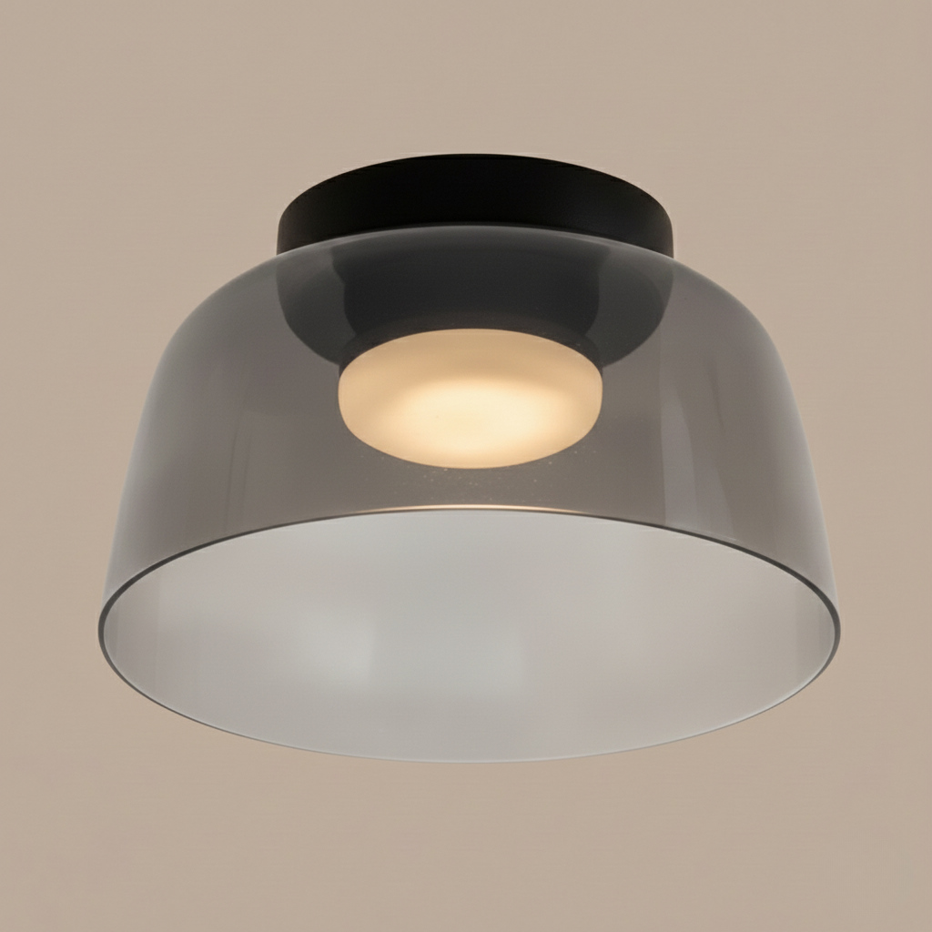 Glazen Plafondlamp Gelaagd Design Meerdere Formaten Warm Wit LED Licht Eetkamer Woonkamer Keuken Slaapkamer | Sulvida