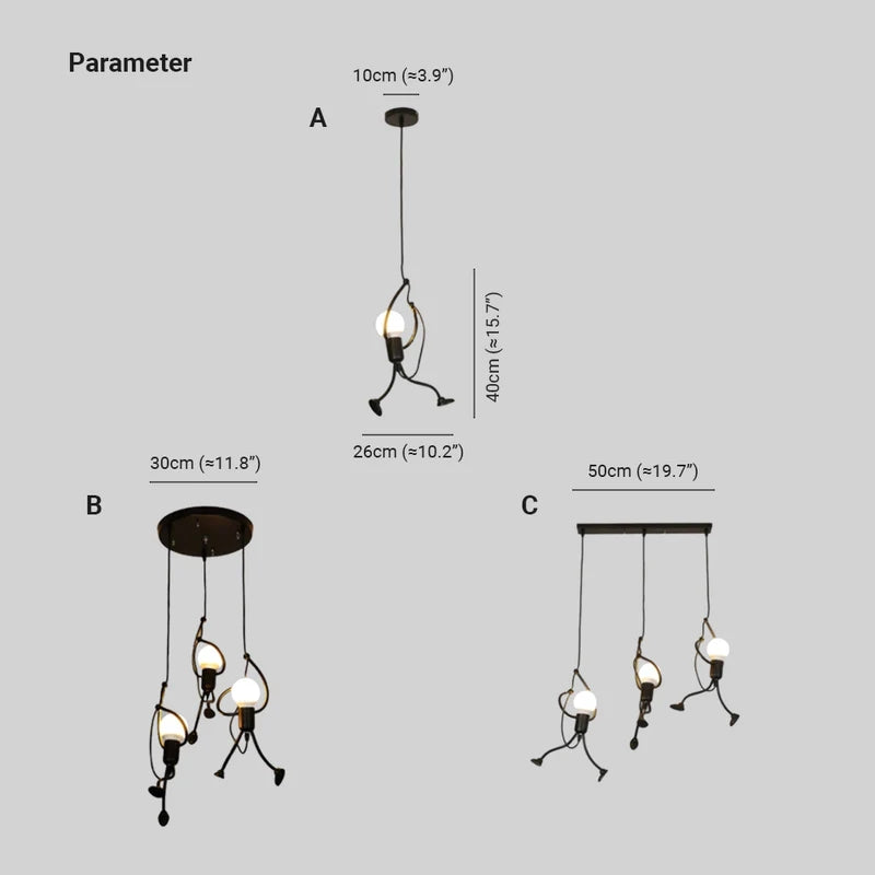 Hanglamp Figuur Metaal Zwart Wit LED E27 Woonkamer Eetkamer Slaapkamer Modern Design Plafondverlichting | Sulvida