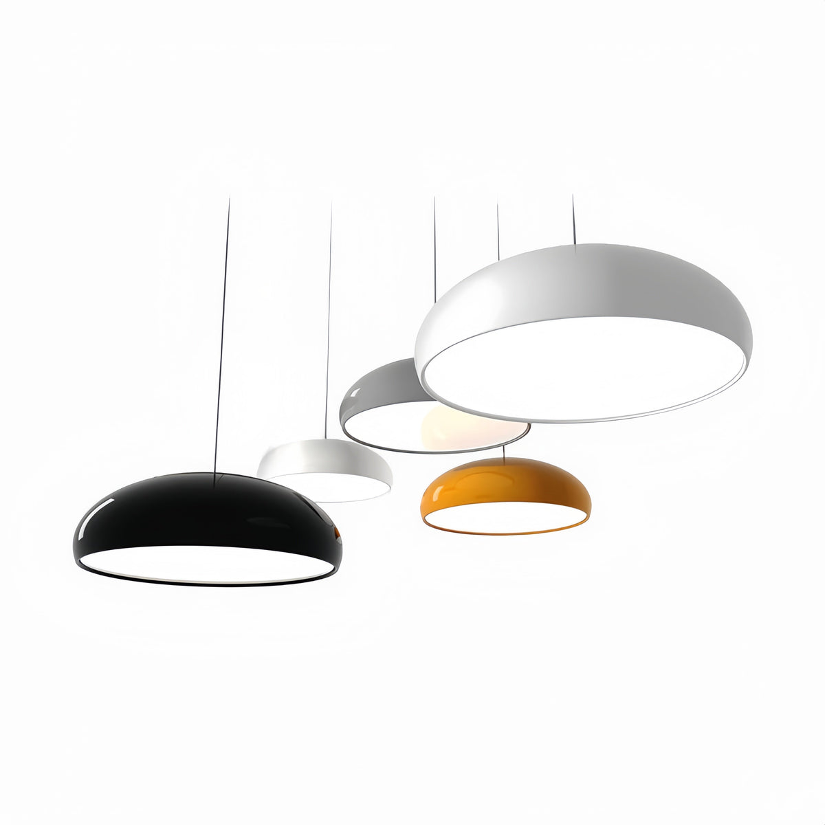 Decoratieve Metalen Hanglamp Ø35-60cm Dimbaar LED Schakelaar Eetkamer Woonkamer Slaapkamer Sfeerverlichting | Sulvida