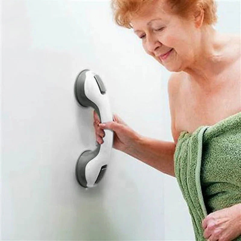 Veiligheidsgreep Badkamer met Zuignappen Steunbeugel Douche Handgreep Antislip Wandmontage Senioren Hulpmiddel | Sulvida