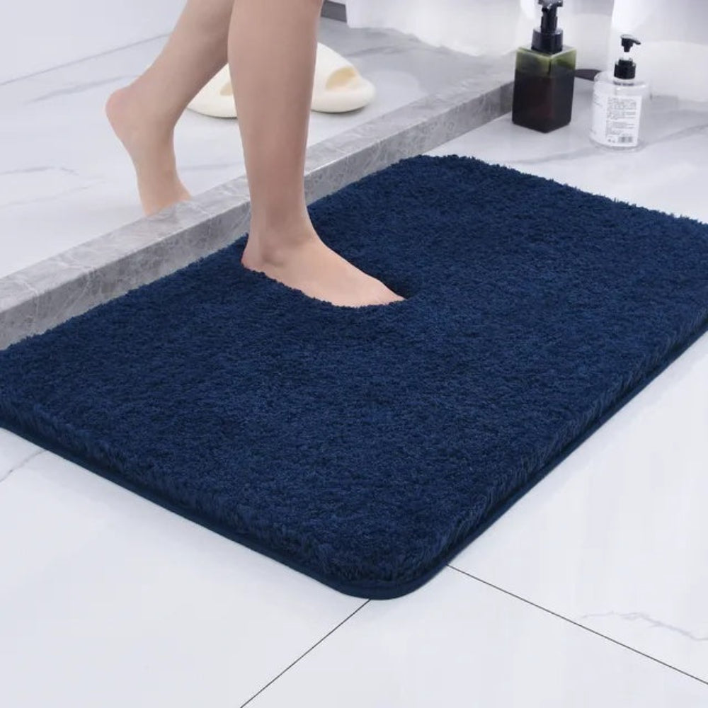 Zachte badmat microfiber 40x60 50x80 60x90 cm antislip snel absorberend badkamer pluche vloerkleed douchemat | Sulvida