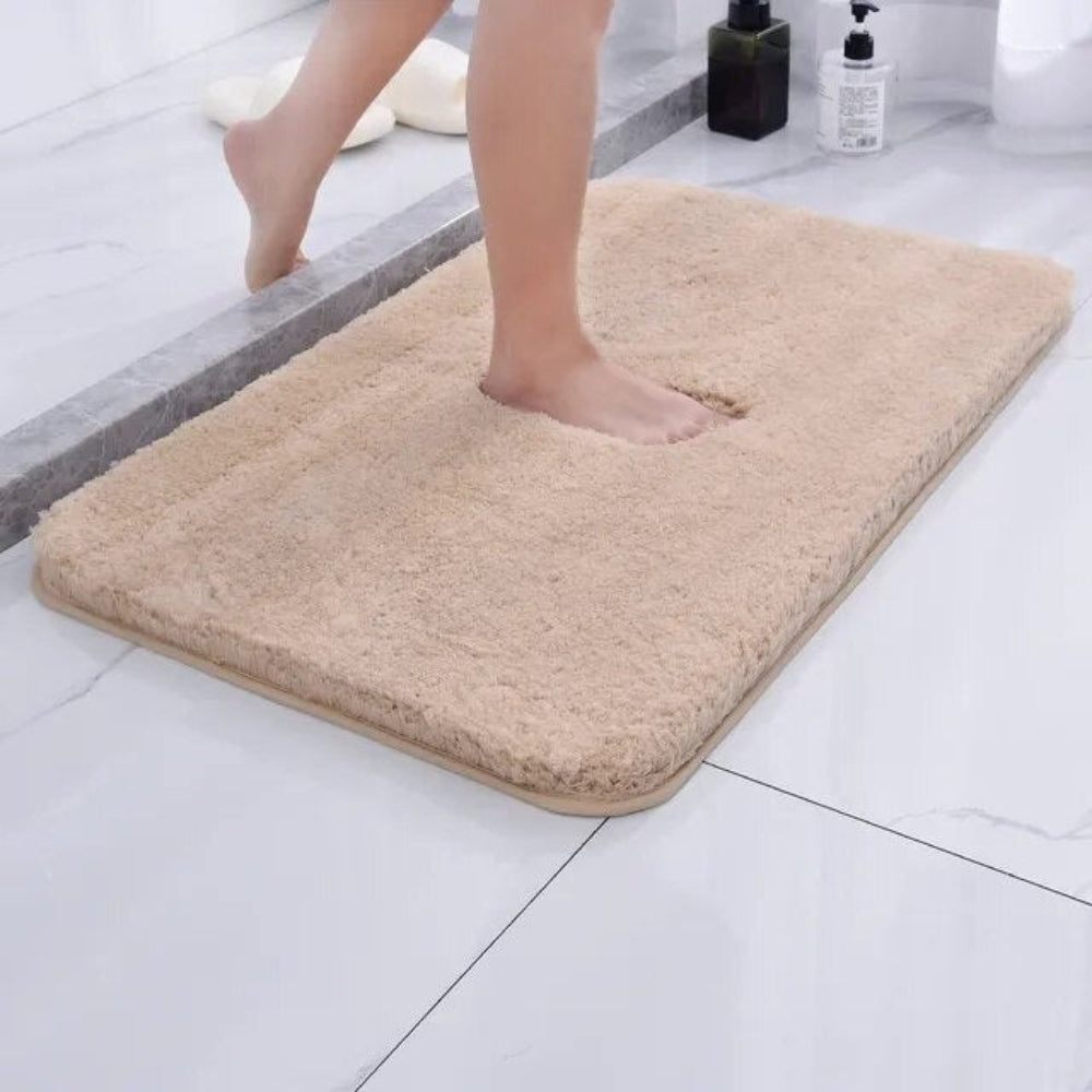 Zachte badmat microfiber 40x60 50x80 60x90 cm antislip snel absorberend badkamer pluche vloerkleed douchemat | Sulvida