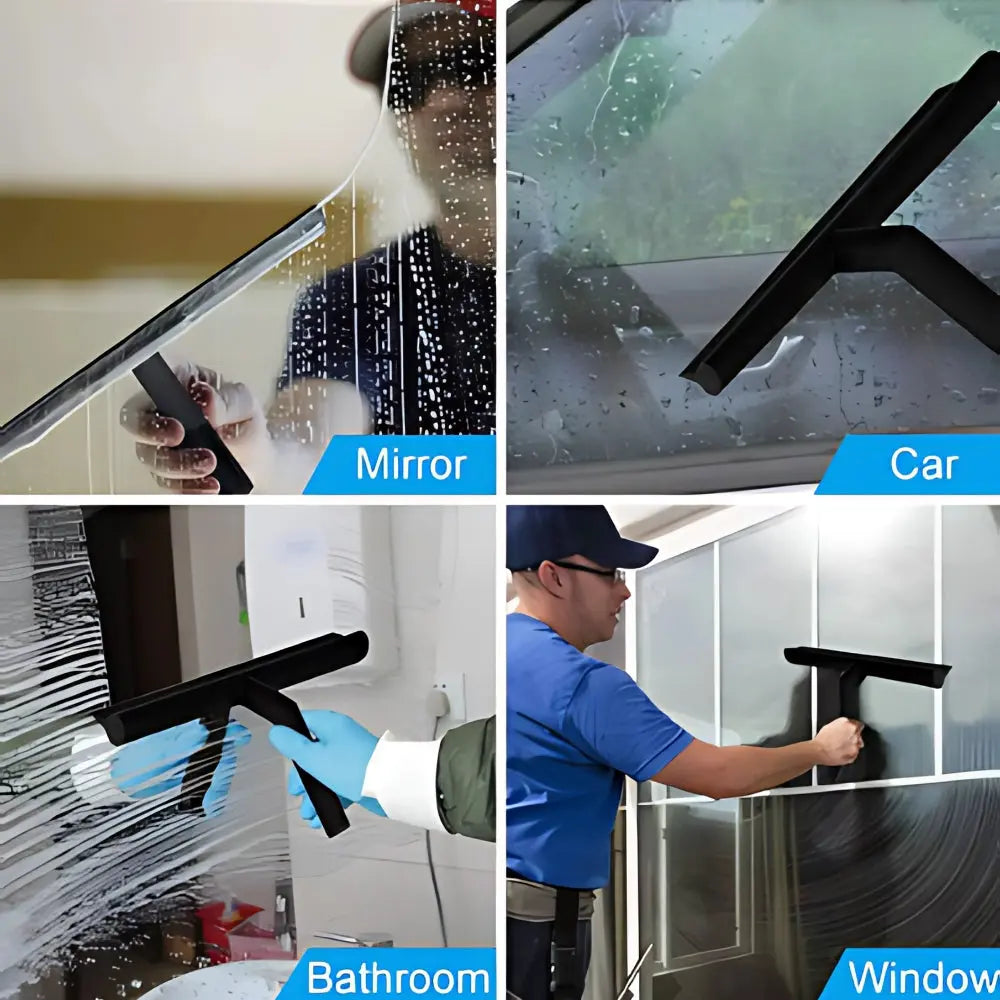Douchetrekker siliconen voor glazen douchewanden spiegels spatschermen waterafvoer badkamer douche-accessoire | Sulvida