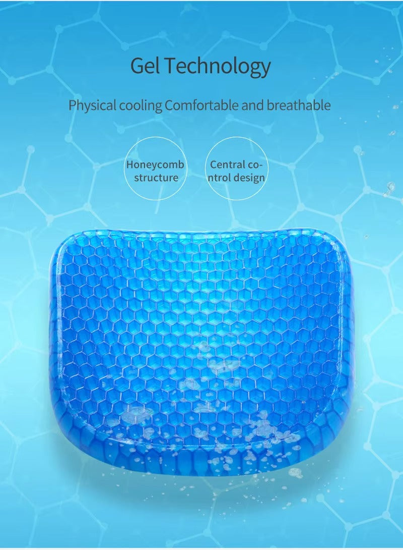 Orthopedisch Gelkussen Stuitbeen Rugondersteuning Bureau Auto Rolstoel Drukvermindering Ergonomisch Zitcomfort | Sulvida