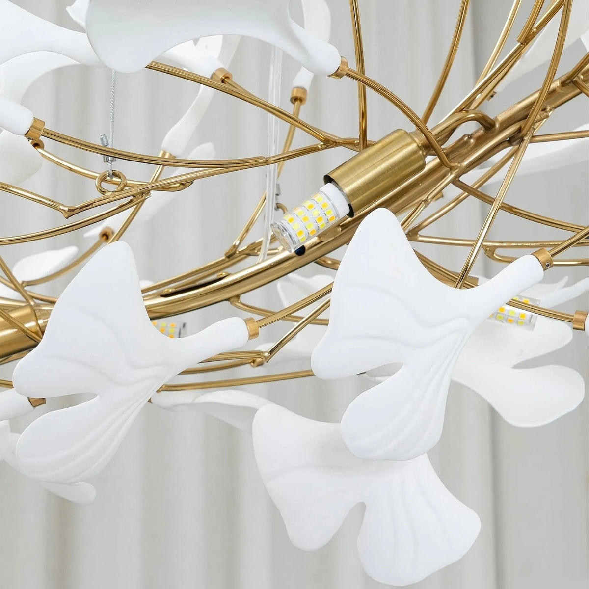 Keramische Hanglamp U-Vorm Goud Nikkel Metaal Kroonluchter Woonkamer Slaapkamer Decoratief Interieur | Sulvida