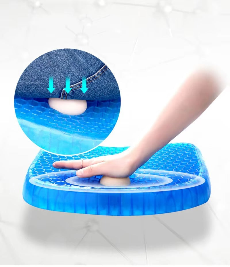 Orthopedisch Gelkussen Stuitbeen Rugondersteuning Bureau Auto Rolstoel Drukvermindering Ergonomisch Zitcomfort | Sulvida