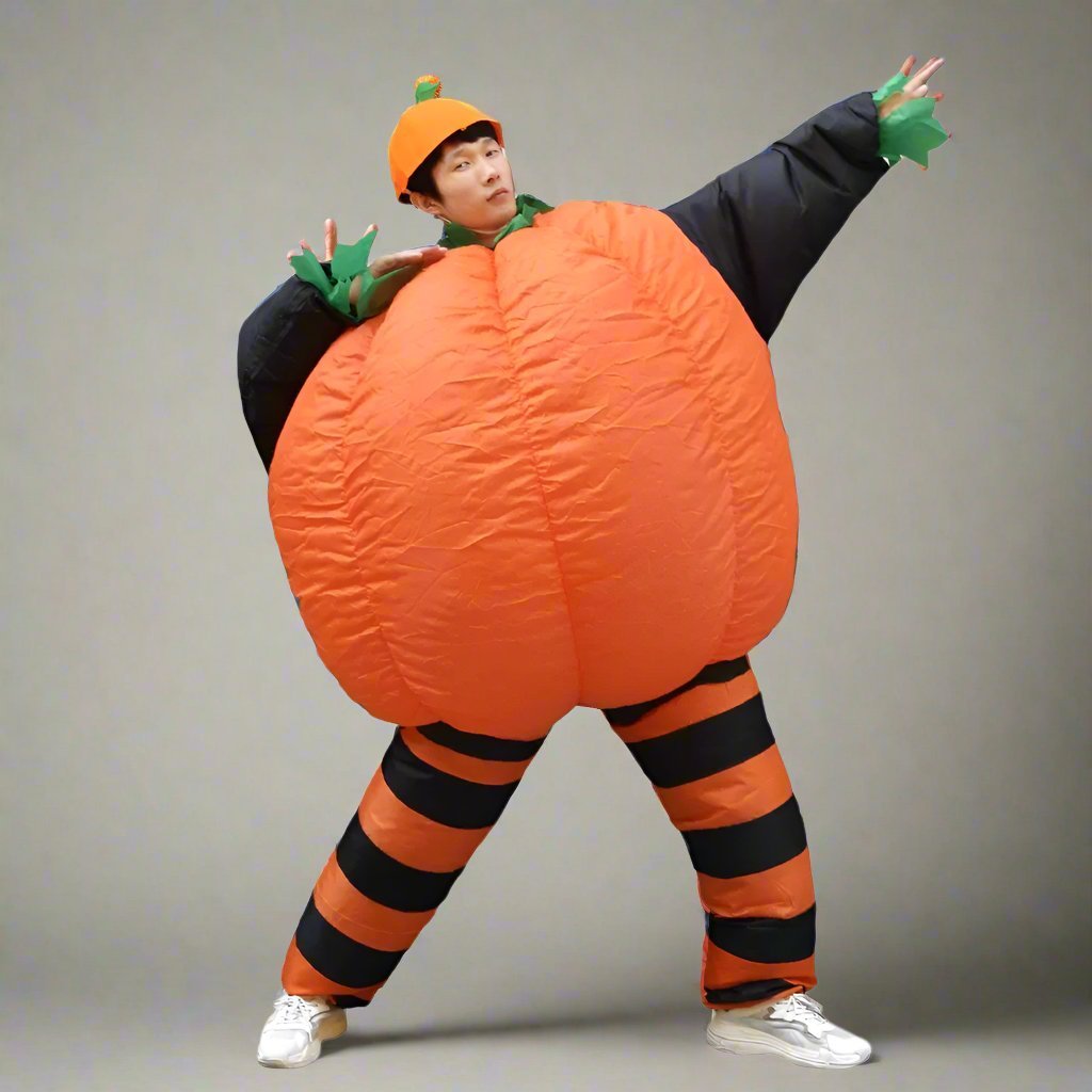 Opblaasbaar Pompoen Kostuum Volwassenen Polyester Waterdicht Feest Carnaval Halloween Party Outfit Verkleedkleding | Sulvida