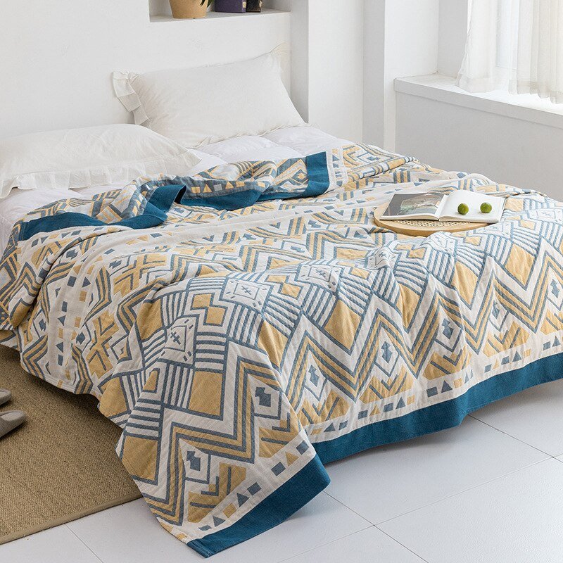 Japanse Katoenen Vloerkleed Zachte Weefselstructuur Vintage Stijl Decoratief Tapijt Woonkamer Interieur | Sulvida