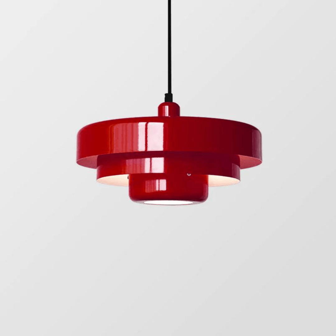 Hanglamp drieschijfs metaal pastelkleur eetkamer woonkamer modern design E27 fitting 35 cm diameter sfeervol | Sulvida