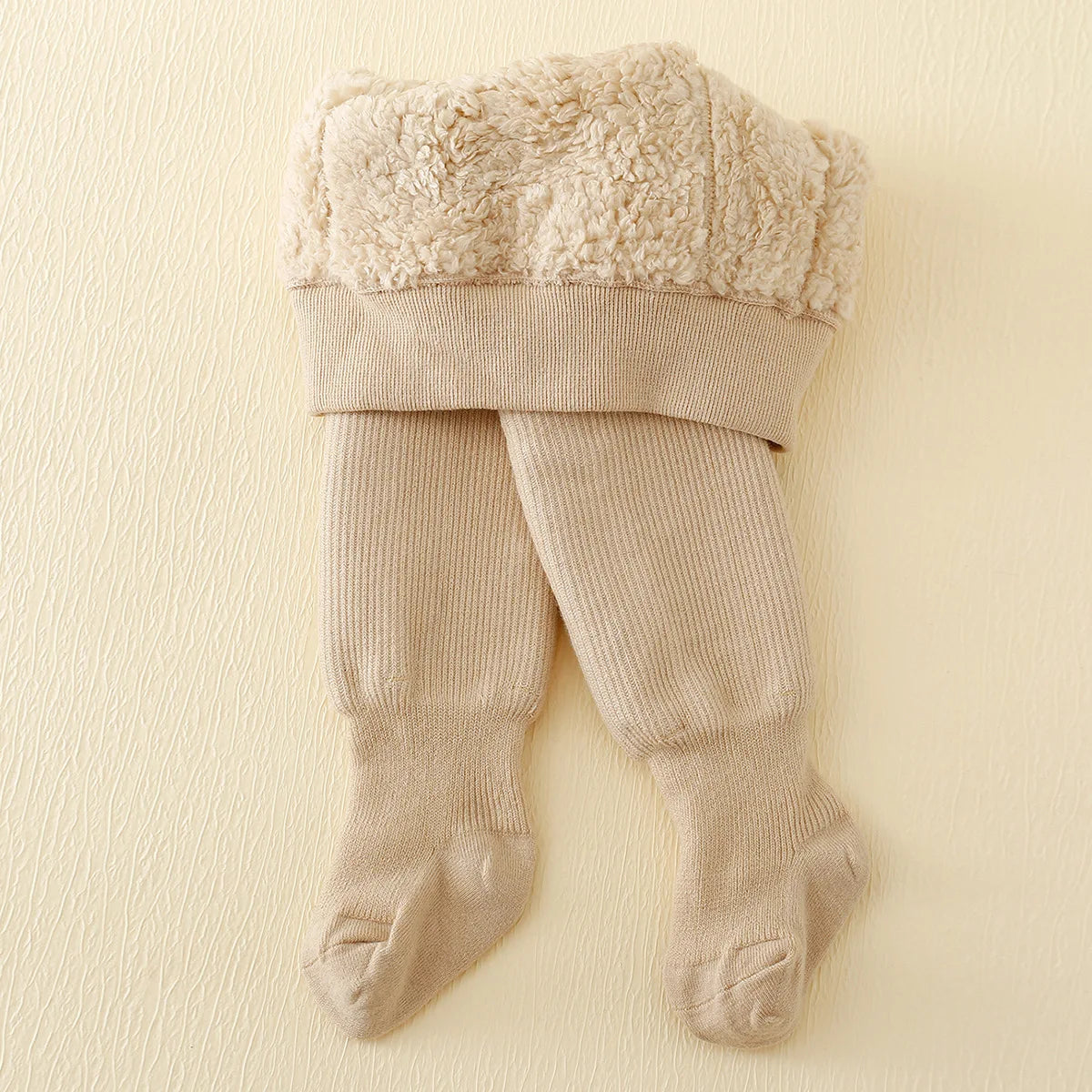Gevoerde Fleece Legging voor Kinderen Warm Winterbroek Elastische Taille 6M-8J Gestreept Zwart Comfortabel | Sulvida