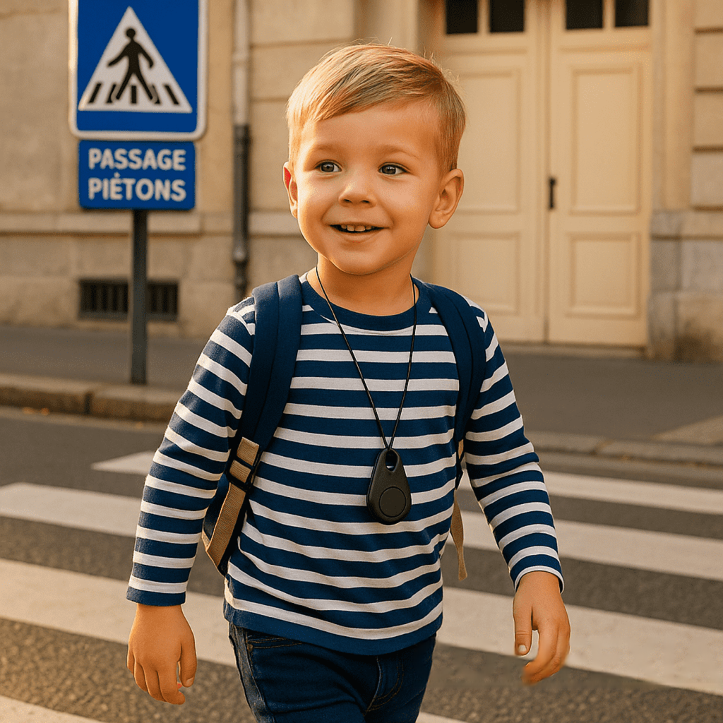 GPS-tracker voor kinderen met live locatie SOS-functie waterdicht compact veilig reizen ouderlijke controle | Sulvida