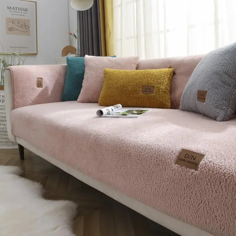 Bankhoes Teddy Fleece Waterdicht met Antislip Achterkant – Zachte Zitbank Beschermer voor Huisdieren en Kinderen | Sulvida
